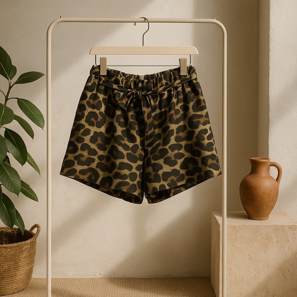 SHEIN Cheetah Print shorts size large ❤️ - Picture 3 of 4